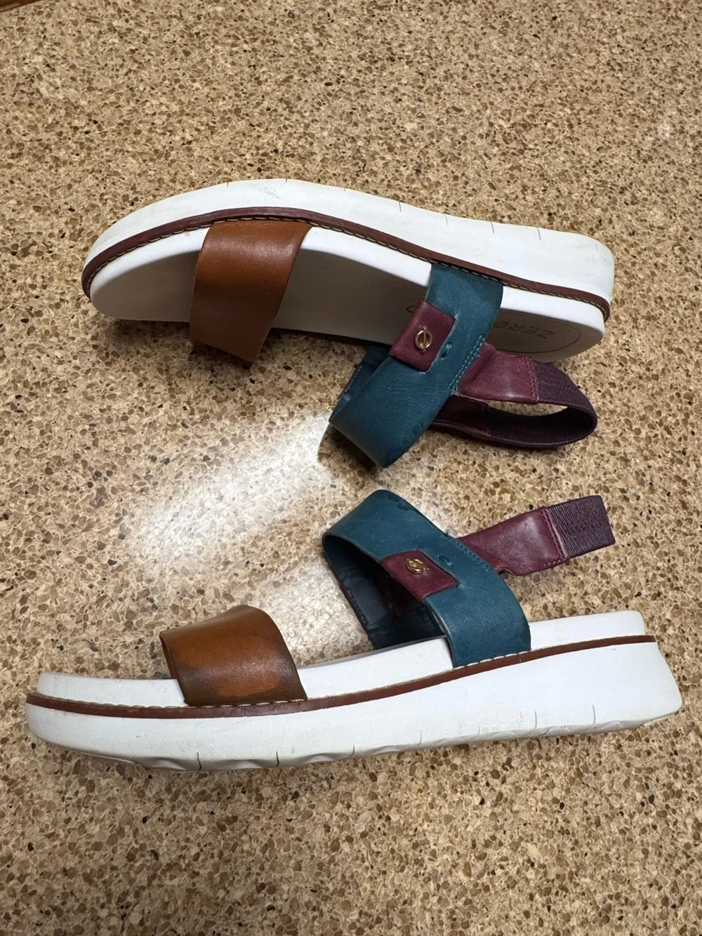 Cole Haan ZeroGrand Women’s Casual Multi-Color Leather Slingback Sandals